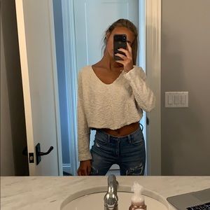 Cropped Free People Sweater
